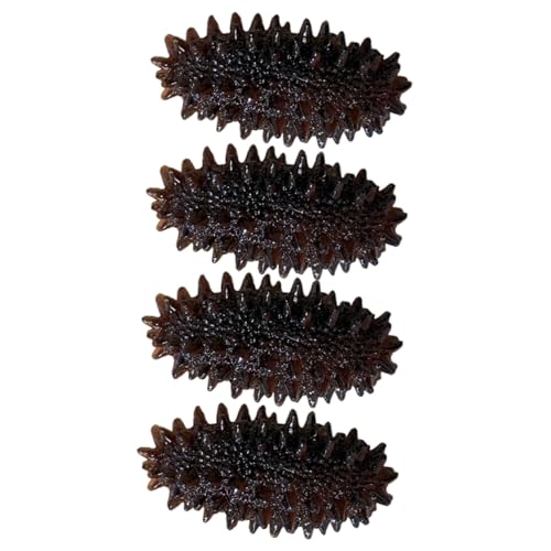 Milisten 4 Stück Mini -Seegurkenmodell Meerestiere künstliche Seegurke Simulation Seegurkenmodell Meeresfrüchte-Display-Requisite dekorative Seegurke künstliches Seegurkenmodell PVC von Milisten