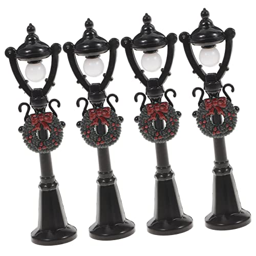Milisten 4 Stück Mini Straßenlaternen Modell Zum Basteln Von Weihnachtspuppenhaus Miniaturen Dorf Winzige DIY Dekoration Kleine Lampe Mit Puppenhaus Straßenlaterne LED Modellen Milisten 4 Stück Mini Straßenlaternen Modell Zum Basteln Von Weihnachtspuppenhaus Miniaturen Dorf Winzige DIY Dekoration Kleine Lampe Mit Puppenhaus Straßenlaterne LED Modellen von Milisten
