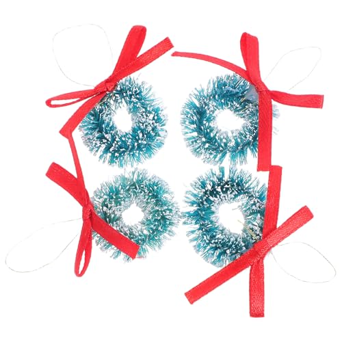 Milisten 4 Stück Mini Weihnachtskränze Kleine Mini Kränze für Puppenhaus Dekoration Festliche Möbelornamente Weihnachtsdeko für Party und Miniaturlandschaften Milisten 4 Stück Mini Weihnachtskränze Kleine Mini Kränze für Puppenhaus Dekoration Festliche Möbelornamente Weihnachtsdeko für Party und Miniaturlandschaften von Milisten