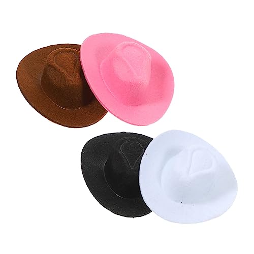 Milisten 4 Stück Mini-cowboyhut Puppenhüte Miniaturhüte Minihüte Zum Basteln Mini-Cowgirl-hüte Für Getränke Austauschbare Minihüte Hut Für Minihauspuppe Mini-hüte Kleine Hüte Mini-Hut Vlies Milisten 4 Stück Mini-cowboyhut Puppenhüte Miniaturhüte Minihüte Zum Basteln Mini-Cowgirl-hüte Für Getränke Austauschbare Minihüte Hut Für Minihauspuppe Mini-hüte Kleine Hüte Mini-Hut Vlies von Milisten