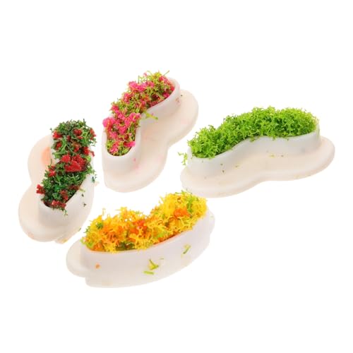 Milisten 4 Stück Miniatur Blumenbank Teilig Realistische Miniatur Bank mit Blumenkübel Puppenhausmöbel für Garten und Sandtischdeko Detailgetreue Mini Bank Möbel für Mini Häuser und Milisten 4 Stück Miniatur Blumenbank Teilig Realistische Miniatur Bank mit Blumenkübel Puppenhausmöbel für Garten und Sandtischdeko Detailgetreue Mini Bank Möbel für Mini Häuser und von Milisten