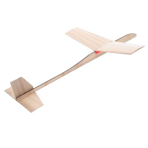 Milisten 4 Stück Modellflugzeug aus Holz Flugzeug Holzpuzzle Segelflugzeugmodell Bildungsmodellflugzeug Flugzeughandwerk aus Holz Modellspielzeugflugzeug Holzflugzeug selber Bauen Beige von Milisten