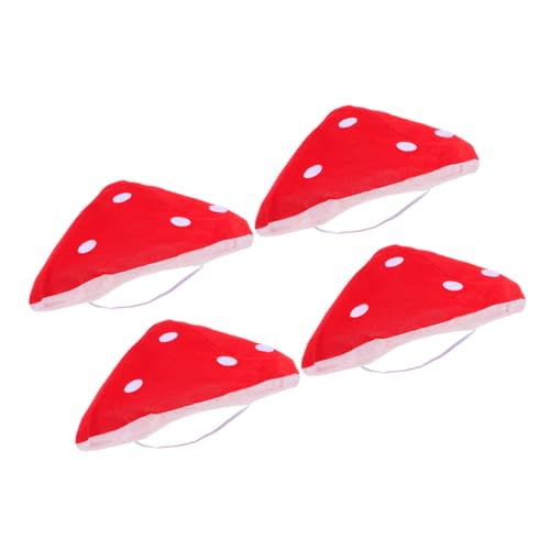 Milisten 4 Stück Party Kopfschmuck Mit Punkten Cosplay Bequem Cm Events Rot – Hüte Performance Zubehör Festival Lang Leicht Innenkleid Mit Polka Punkten Kleinem Themenmaterial von Milisten