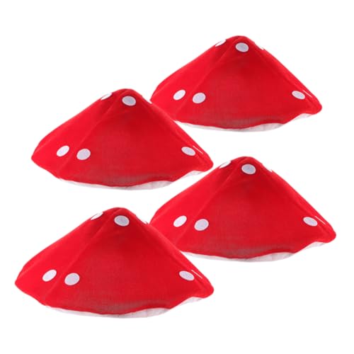 Milisten 4 Stück Partyhut Neuheit Hut Neuheit Hüte Pilzkappendekoration Kostümzubehör Pilzhut Halloween -Kostüm Cosplay-Halloween Pilz-Cosplay Pilz Cosplay Kopfbedeckung Kostümhut Stoff rot Milisten 4 Stück Partyhut Neuheit Hut Neuheit Hüte Pilzkappendekoration Kostümzubehör Pilzhut Halloween -Kostüm Cosplay-Halloween Pilz-Cosplay Pilz Cosplay Kopfbedeckung Kostümhut Stoff rot von Milisten