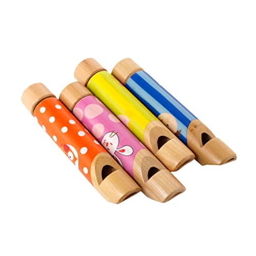 Milisten 4 Stück Pfeife aus Holz Musikinstrument Kleinkindspielzeug Musikinstrumente für Kleinkinder Pfeife Rutschen-Pfeifen- für Flötenkinder Zufällige Farbe Milisten 4 Stück Pfeife aus Holz Musikinstrument Kleinkindspielzeug Musikinstrumente für Kleinkinder Pfeife Rutschen-Pfeifen- für Flötenkinder Zufällige Farbe von Milisten