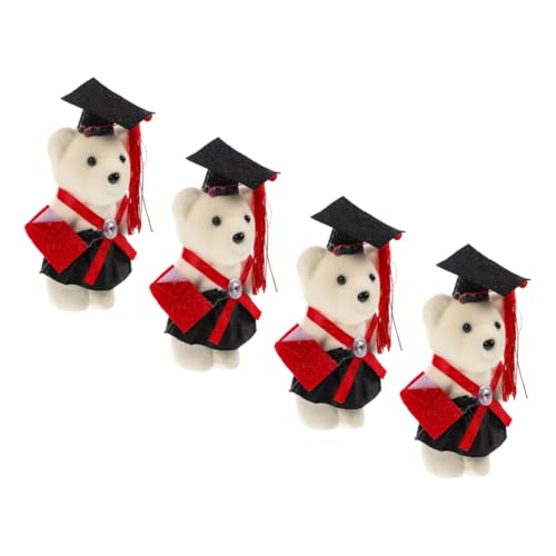Milisten 4 Stück Plüschbär Abschlussgeschenk Teiliges Stofftier für Graduierung Dekorationsornamente für Abschlussfeiern Schul und Schlafzimmer für DIY Bouquets und Foto Requisiten Milisten 4 Stück Plüschbär Abschlussgeschenk Teiliges Stofftier für Graduierung Dekorationsornamente für Abschlussfeiern Schul und Schlafzimmer für DIY Bouquets und Foto Requisiten von Milisten
