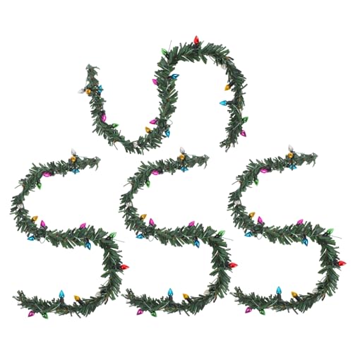 Milisten 4 Stück Puppenhaus-Ornamente LED Mini Weihnachtskranz dekorativer Kranz Dekorationen weihnachtsdeko spielzeuge für simulierter Kranz mit Licht Spielzeugkränze Plastik Green Milisten 4 Stück Puppenhaus-Ornamente LED Mini Weihnachtskranz dekorativer Kranz Dekorationen weihnachtsdeko spielzeuge für simulierter Kranz mit Licht Spielzeugkränze Plastik Green von Milisten