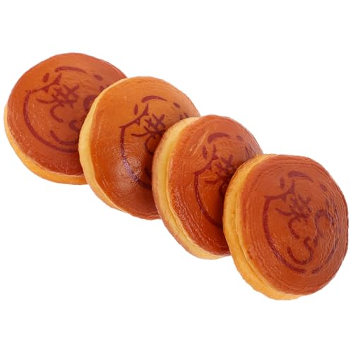 Milisten 4 Stück Realistische Japanische Snack Deko Kunstvolle Nachbildung für Fotografie Küchen und Eventgestaltung Hellbraun Vielseitig Einsetzbar Milisten 4 Stück Realistische Japanische Snack Deko Kunstvolle Nachbildung für Fotografie Küchen und Eventgestaltung Hellbraun Vielseitig Einsetzbar von Milisten