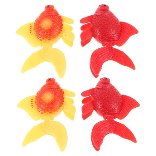 Milisten 4 Stück Simulations-goldfischmodell Aquarienfische Gartenfischdekoration Gefälschter Künstlicher Fisch Für Becken Schwimmende Aquariendekoration Fisch Figur Plastik Milisten 4 Stück Simulations-goldfischmodell Aquarienfische Gartenfischdekoration Gefälschter Künstlicher Fisch Für Becken Schwimmende Aquariendekoration Fisch Figur Plastik von Milisten