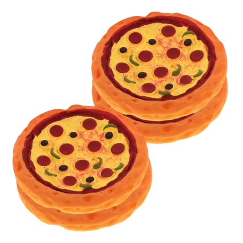Milisten 4stücke Teiliges Zubehör Mit Miniatur Pizza Spielküche Dekoration Für -Miniatur-szenen Und Kreative Gestaltung von Milisten