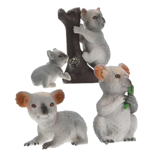 Milisten 4 Stück Simulationstiermodell Koala Tierkuchen Topper Miniatur -Koala -Familie Figuren Fairy Garden Koala Ornamente Koala Family Cake Topper Moss Landschaft Koala -Figuren PVC Grey Milisten 4 Stück Simulationstiermodell Koala Tierkuchen Topper Miniatur -Koala -Familie Figuren Fairy Garden Koala Ornamente Koala Family Cake Topper Moss Landschaft Koala -Figuren PVC Grey von Milisten
