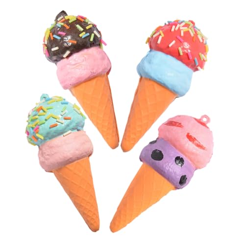 Milisten 4 Stück Simulierte Eisspielzeug Eiscreme-Modellierfigur künstliches Eisspielzeug Gefälschte Eiswaffel-Requisite gefälschte Eiscreme-Requisiten Pu Milisten 4 Stück Simulierte Eisspielzeug Eiscreme-Modellierfigur künstliches Eisspielzeug Gefälschte Eiswaffel-Requisite gefälschte Eiscreme-Requisiten Pu von Milisten