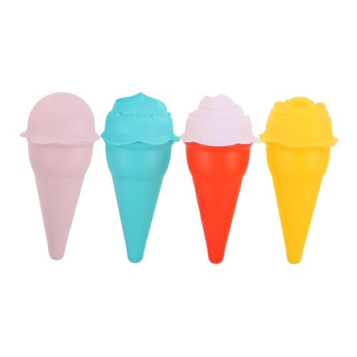 Milisten 4 Stück Strandspielzeug Sand-Eistüte so tun, als würde Man Eistüte für die Küche Strandsandspielzeug gefälschte Eiswaffel Eistütenschaufel Plastik Milisten 4 Stück Strandspielzeug Sand-Eistüte so tun, als würde Man Eistüte für die Küche Strandsandspielzeug gefälschte Eiswaffel Eistütenschaufel Plastik von Milisten