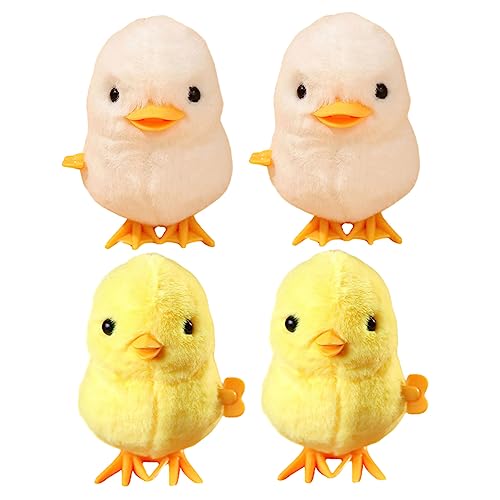 Milisten 4 Stück Teiliges Aufziehspielzeug für Plüsch Küken und Huhn Springende Wind Up Tiere für Spielzimmerdekoration und Lernspielzeug Fördert Fähigkeiten und Farbdiscrimination Milisten 4 Stück Teiliges Aufziehspielzeug für Plüsch Küken und Huhn Springende Wind Up Tiere für Spielzimmerdekoration und Lernspielzeug Fördert Fähigkeiten und Farbdiscrimination von Milisten