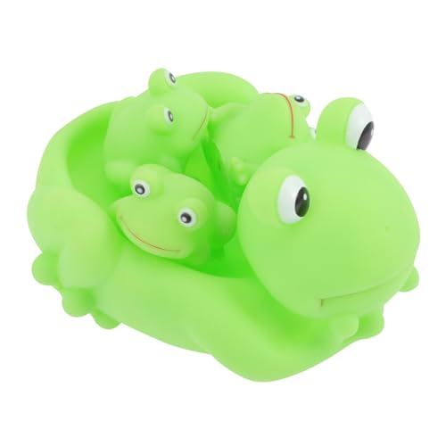 Milisten 4 Stück Teiliges Badespielzeug mit Niedlichen Froschmotiven Weiches Reißfestes Material Fördert Handmuskeln und Hand Auge Koordination Leicht und Sicher für Kleinkinder Milisten 4 Stück Teiliges Badespielzeug mit Niedlichen Froschmotiven Weiches Reißfestes Material Fördert Handmuskeln und Hand Auge Koordination Leicht und Sicher für Kleinkinder von Milisten
