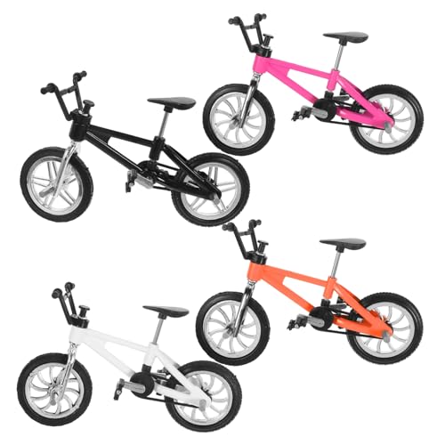 Milisten 4 Stück Teiliges Bike Modell Handliches Finger Fahrrad für Rennspiele für Kreative und Erwachsene von Milisten