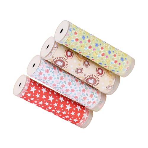 Milisten 4 Stück Teiliges DIY Bastelset für Bunte Bedruckte Papierspielzeuge Frühe Lernhilfe Einfache Montage Fördert Kreativität und Vorstellungskraft Pädagogisches von Milisten