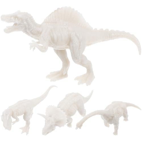 Milisten 4 Stück Teiliges DIY Dinosaurier Malset für Modellier Kreative Bastelideen für Partys Tischdekoration aus Hochwertigem Gefertigt von Milisten