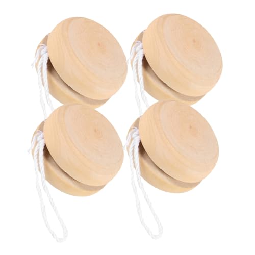 Milisten 4 Stück Teiliges DIY Yo Yo Ball aus Unbehandeltem Holz Kreative Bastelspielzeuge für Erwachsene Unbemalte Holz Kugeln zum Bemalen und Dekorieren als und Wohnaccessoire Milisten 4 Stück Teiliges DIY Yo Yo Ball aus Unbehandeltem Holz Kreative Bastelspielzeuge für Erwachsene Unbemalte Holz Kugeln zum Bemalen und Dekorieren als und Wohnaccessoire von Milisten