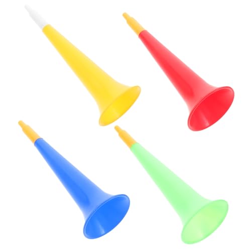 Milisten 4 Stück Teiliges Fußball Tröten für Bunte Fußballhorn Laute Cheerleading Horns für Sportveranstaltungen und Partyspaß Milisten 4 Stück Teiliges Fußball Tröten für Bunte Fußballhorn Laute Cheerleading Horns für Sportveranstaltungen und Partyspaß von Milisten