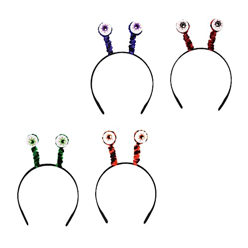 Milisten 4 Stück Teiliges Halloween Haarreif mit Gruseligen Blutroten Augen Kreativer Cosplay Party Kopfschmuck Bequeme für Kostüm und Halloween Feiern Milisten 4 Stück Teiliges Halloween Haarreif mit Gruseligen Blutroten Augen Kreativer Cosplay Party Kopfschmuck Bequeme für Kostüm und Halloween Feiern von Milisten