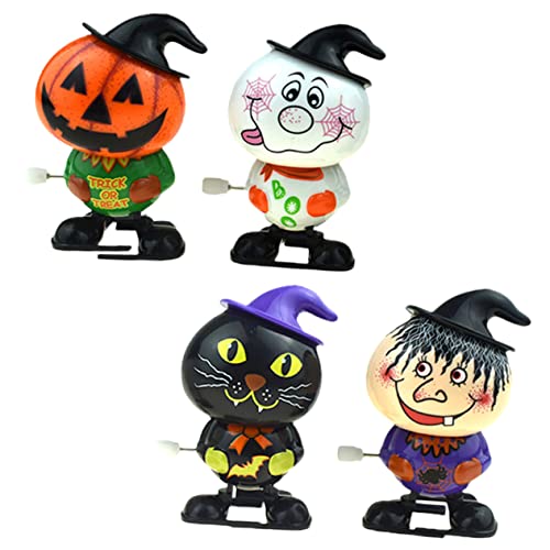 Milisten 4 Stück Teiliges Halloween Wind Up mit Lustigen Kleinen Laufenden und Hüpfenden Uhrwerkfiguren Kreative Wiederverwendbare Halloween Deko für Partyspaß Milisten 4 Stück Teiliges Halloween Wind Up mit Lustigen Kleinen Laufenden und Hüpfenden Uhrwerkfiguren Kreative Wiederverwendbare Halloween Deko für Partyspaß von Milisten