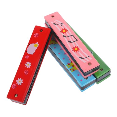 Milisten 4 Stück Teiliges Harmonikas Mundharmonika aus Holz Tragbares Musikinstrument für Schüler Musikspielzeuge für Kleinkinder für Anfänger und Partys Milisten 4 Stück Teiliges Harmonikas Mundharmonika aus Holz Tragbares Musikinstrument für Schüler Musikspielzeuge für Kleinkinder für Anfänger und Partys von Milisten
