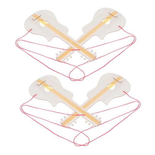 Milisten 4 Stück Teiliges Holz Gitarre für DIY für Kreative Musikbildung Kleines Handliches Design für Vorschulkinder Zuhause und Kindergarten Milisten 4 Stück Teiliges Holz Gitarre für DIY für Kreative Musikbildung Kleines Handliches Design für Vorschulkinder Zuhause und Kindergarten von Milisten