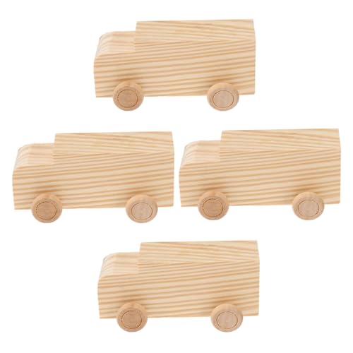 Milisten 4 Stück Teiliges Holzauto DIY Bastelset Handbemalt Glatte Oberfläche Kindergarten Kreatives Holzmodell zum Bemalen und Dekorieren Kinderhandwerksspielzeug Milisten 4 Stück Teiliges Holzauto DIY Bastelset Handbemalt Glatte Oberfläche Kindergarten Kreatives Holzmodell zum Bemalen und Dekorieren Kinderhandwerksspielzeug von Milisten