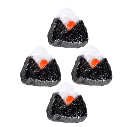 Milisten 4 Stück Teiliges Japanischer Reisball Deko Realistische Sushi Reisbällchen für Mini Häuser zur Verschönerung von Puppenhäusern und Kreative Szenerien Milisten 4 Stück Teiliges Japanischer Reisball Deko Realistische Sushi Reisbällchen für Mini Häuser zur Verschönerung von Puppenhäusern und Kreative Szenerien von Milisten