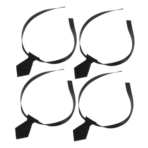 Milisten 4 Stück Teiliges Kleine Formelle Puppen Krawatten aus Weichem Material Mini spielhaus Zubehör für DIY Bastelarbeiten Schwarze Schleifen für Puppen Vielseitige Accessoires für Milisten 4 Stück Teiliges Kleine Formelle Puppen Krawatten aus Weichem Material Mini spielhaus Zubehör für DIY Bastelarbeiten Schwarze Schleifen für Puppen Vielseitige Accessoires für von Milisten