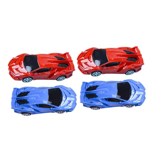 Milisten 4 Stück Teiliges Kleine Kinderfahrzeuge Pull Back spielzeugauto aus Sicherem Material Farblich Sortierte Cartoon Reibungsbetriebene Fahrzeuge Hand Auge Zufällige Farbe von Milisten