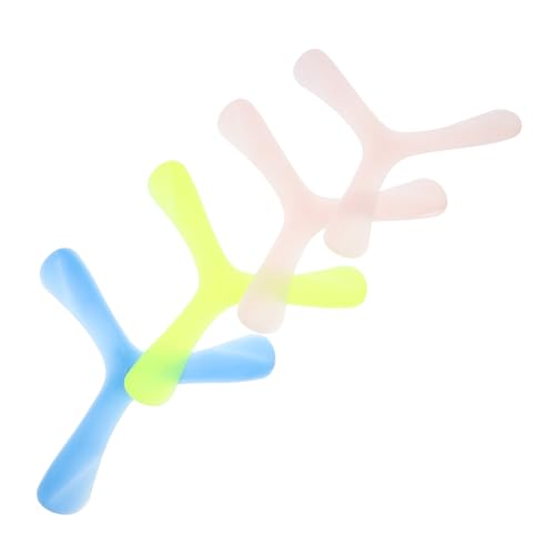 Milisten 4 Stück Teiliges Leuchtendes Trefoil Boomerang aus Sicherem Kinderfreundliches Wurfspielzeug für Outdoor spaß Trainiert Geschicklichkeit und Kreativität bei Kindern Milisten 4 Stück Teiliges Leuchtendes Trefoil Boomerang aus Sicherem Kinderfreundliches Wurfspielzeug für Outdoor spaß Trainiert Geschicklichkeit und Kreativität bei Kindern von Milisten