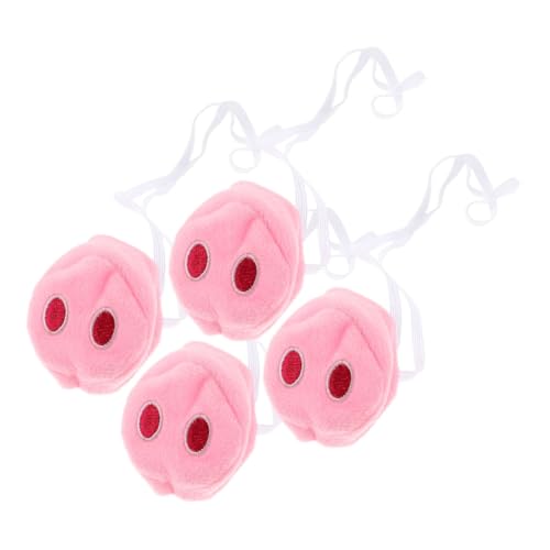 Milisten 4 Stück Teiliges Lustige Schweinenasen Cosplay Nasen Requisiten Elastisch für Karneval Party Verkleidung und Gruppenevents Milisten 4 Stück Teiliges Lustige Schweinenasen Cosplay Nasen Requisiten Elastisch für Karneval Party Verkleidung und Gruppenevents von Milisten
