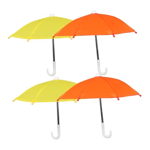 Milisten 4 Stück Teiliges Mini Puppenregenschirm Langlebig aus Edelstahl und Realistische Sonnenschirme in Gelb und Orange für Puppenhaus Dekoration Milisten 4 Stück Teiliges Mini Puppenregenschirm Langlebig aus Edelstahl und Realistische Sonnenschirme in Gelb und Orange für Puppenhaus Dekoration von Milisten