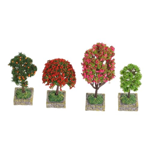 Milisten 4 Stück Teiliges Miniatur Modellbäume mit Sockel Realistische Plastik Bäume für Architektur Modelle DIY Mikro Landschaften Flexible und Langlebige Mini Baum Figuren für Diorama Milisten 4 Stück Teiliges Miniatur Modellbäume mit Sockel Realistische Plastik Bäume für Architektur Modelle DIY Mikro Landschaften Flexible und Langlebige Mini Baum Figuren für Diorama von Milisten
