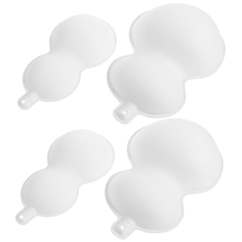 Milisten 4 Stück Teiliges Papier-Kürbisse Groß und Klein zum Bemalen Glatte Oberfläche Langlebige Bastelmaterialien für Erwachsene Kreative Bastelaktivitäten für Mädchen und Jungen von Milisten