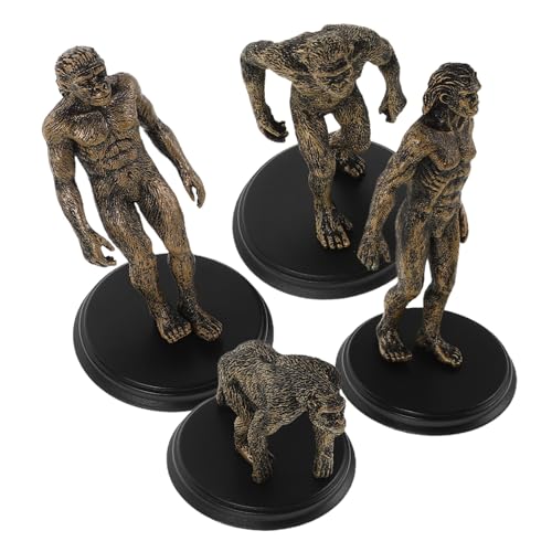 Milisten 4 Stück Teiliges Primitive Menschheitsentwicklung Figuren Realistische Kunststoff Modelle Detailgetreue Simulation von Frühmenschen und Gorillas Pädagogisch für Schule und Zuhause Milisten 4 Stück Teiliges Primitive Menschheitsentwicklung Figuren Realistische Kunststoff Modelle Detailgetreue Simulation von Frühmenschen und Gorillas Pädagogisch für Schule und Zuhause von Milisten