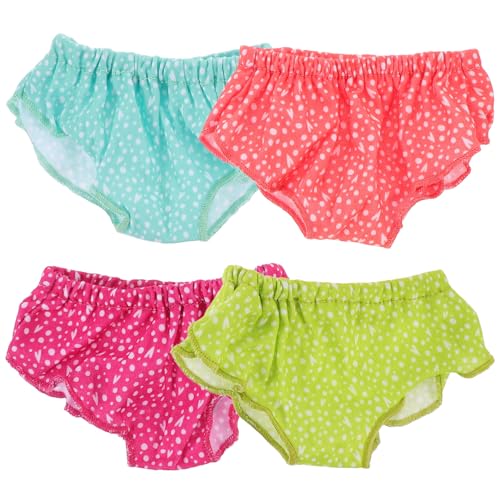 Milisten 4 Stück Teiliges Puppenunterwäsche Bunte Puppenunterhosen für Puppen Spielzeugzubehör für Mädchenspielzeug und Puppenmode Milisten 4 Stück Teiliges Puppenunterwäsche Bunte Puppenunterhosen für Puppen Spielzeugzubehör für Mädchenspielzeug und Puppenmode von Milisten