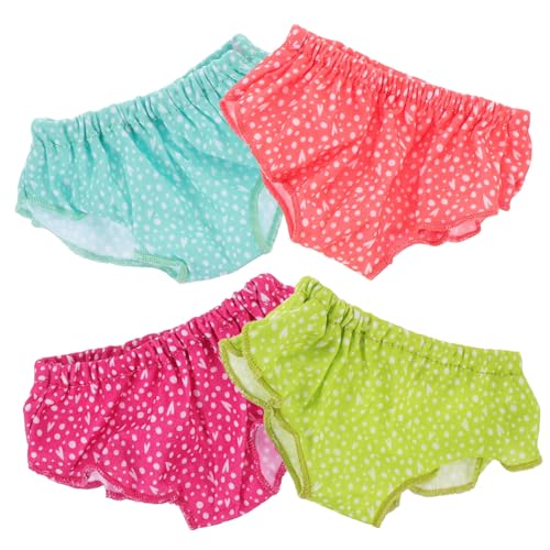 Milisten 4 Stück Teiliges Puppenunterwäsche für Puppen Bunte Wiederverwendbare Unterhosen Zubehör für Puppenkleidung Perfektes für DIY Projekte Familie Milisten 4 Stück Teiliges Puppenunterwäsche für Puppen Bunte Wiederverwendbare Unterhosen Zubehör für Puppenkleidung Perfektes für DIY Projekte Familie von Milisten