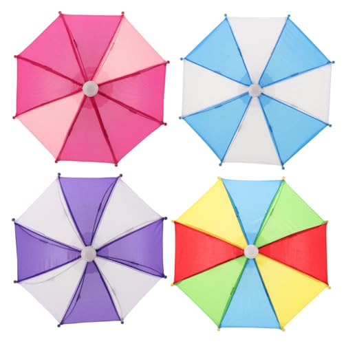 Milisten 4 Stück Teiliges Puppenzubehör Miniatur Regenschirm Bunte Kleine Puppen Schirm Dekoration Realistische Mini Regen schirme für Puppenhaus und Geeignet für Puppenfans Milisten 4 Stück Teiliges Puppenzubehör Miniatur Regenschirm Bunte Kleine Puppen Schirm Dekoration Realistische Mini Regen schirme für Puppenhaus und Geeignet für Puppenfans von Milisten