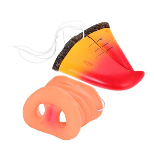 Milisten 4 Stück Teiliges Tierkostüm Realistischen Schweine Papageienschnauzen Leichte Cosplay masken für Erwachsene und Vielseitige Partydekoration und Kostümzubehör für Halloween und von Milisten
