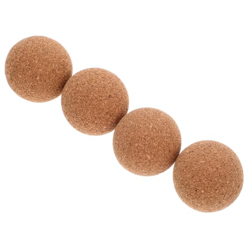 Milisten 4 Stück Teiliges Tischfußball Korkbälle Verschleißfeste Holz Foosballbälle Leise und Langlebig Kompakt für Indoor Kickertische Ersatz und Zubehörteile von Milisten