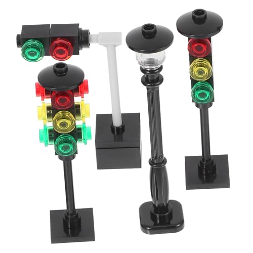 Milisten 4 Stück Teiliges Verkehrsampel Spielset für Mini Simulation Dekoration aus DIY Bausteine für Kreative Verkehrsszenen für Sandtische und Lernspielzeug Milisten 4 Stück Teiliges Verkehrsampel Spielset für Mini Simulation Dekoration aus DIY Bausteine für Kreative Verkehrsszenen für Sandtische und Lernspielzeug von Milisten
