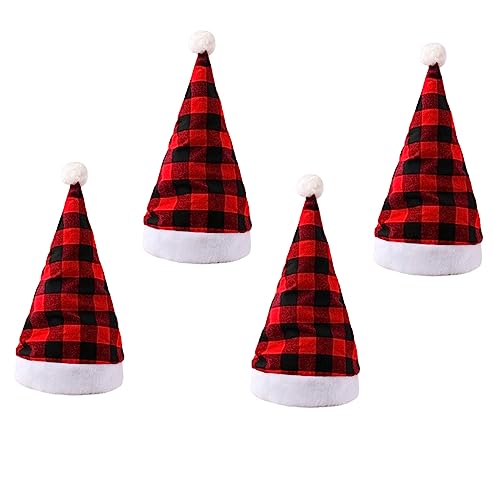 Milisten 4 Stück Teiliges Weihnachtsmützen Stylische und Bequeme Weihnachtskopfbedeckung für Erwachsene Festliche Partyaccessoires mit Hochwertiger Verarbeitung und Vielseitigem Einsatz bei Milisten 4 Stück Teiliges Weihnachtsmützen Stylische und Bequeme Weihnachtskopfbedeckung für Erwachsene Festliche Partyaccessoires mit Hochwertiger Verarbeitung und Vielseitigem Einsatz bei von Milisten