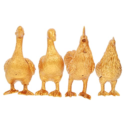 Milisten 4 Stück Teiliges von Tierfiguren Realistische Kunststoff Modelle für Garten und Dekoration für Ab Jahren Goldener Gans Leicht und Einfach zu Platzieren Milisten 4 Stück Teiliges von Tierfiguren Realistische Kunststoff Modelle für Garten und Dekoration für Ab Jahren Goldener Gans Leicht und Einfach zu Platzieren von Milisten