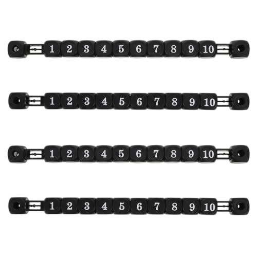 Milisten 4 Stück Torschütze zählbrett anzeigetafel Scoreboard Tischfußball Score Keeper Set Kickertisch-Scoring-Einheit Billard Zubehör Spiel Netz Wertungszähler Punktemarker Plastik Black Milisten 4 Stück Torschütze zählbrett anzeigetafel Scoreboard Tischfußball Score Keeper Set Kickertisch-Scoring-Einheit Billard Zubehör Spiel Netz Wertungszähler Punktemarker Plastik Black von Milisten