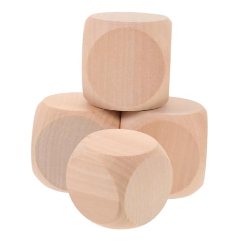 Milisten 4stücke Unvollendete Holz Würfel Unfertige Holzwürfel Für DIY Blanko Würfel Modell Bastelzubehör Milisten 4stücke Unvollendete Holz Würfel Unfertige Holzwürfel Für DIY Blanko Würfel Modell Bastelzubehör von Milisten
