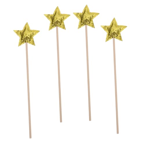 Milisten 4 Stück Zauberstab Requisiten Fee Party Stöcke Zauberstäbe für Mädchen Sternenstab Zauberstab für Mädchen Sternstab für Mädchen hölzern Golden Milisten 4 Stück Zauberstab Requisiten Fee Party Stöcke Zauberstäbe für Mädchen Sternenstab Zauberstab für Mädchen Sternstab für Mädchen hölzern Golden von Milisten