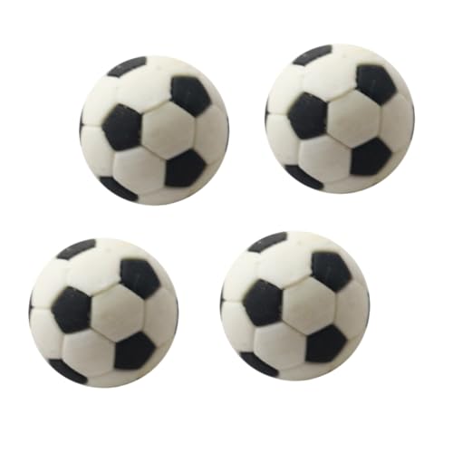 Milisten 4 Stücke Fußball Modell Fußbälle Party Hover Fußball Mini Fußball Dekorationen Ornament Mini Ball Kleine Fußball Mini Ball Dekore Gummi von Milisten